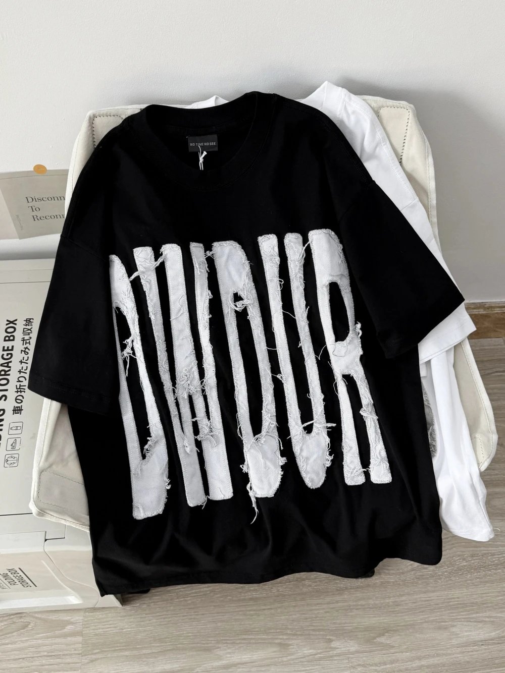 Nuneon Street Fashion Loose Short Sleeve T-Shirt