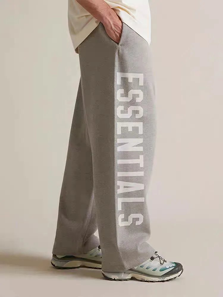 Essentials Black Oversized Sweatpants