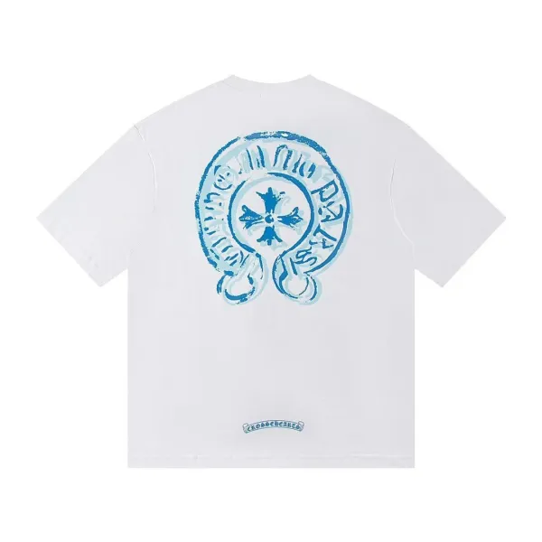 Chrome Hearts Cross Logo Distressed Print Black T-Shirt - 5