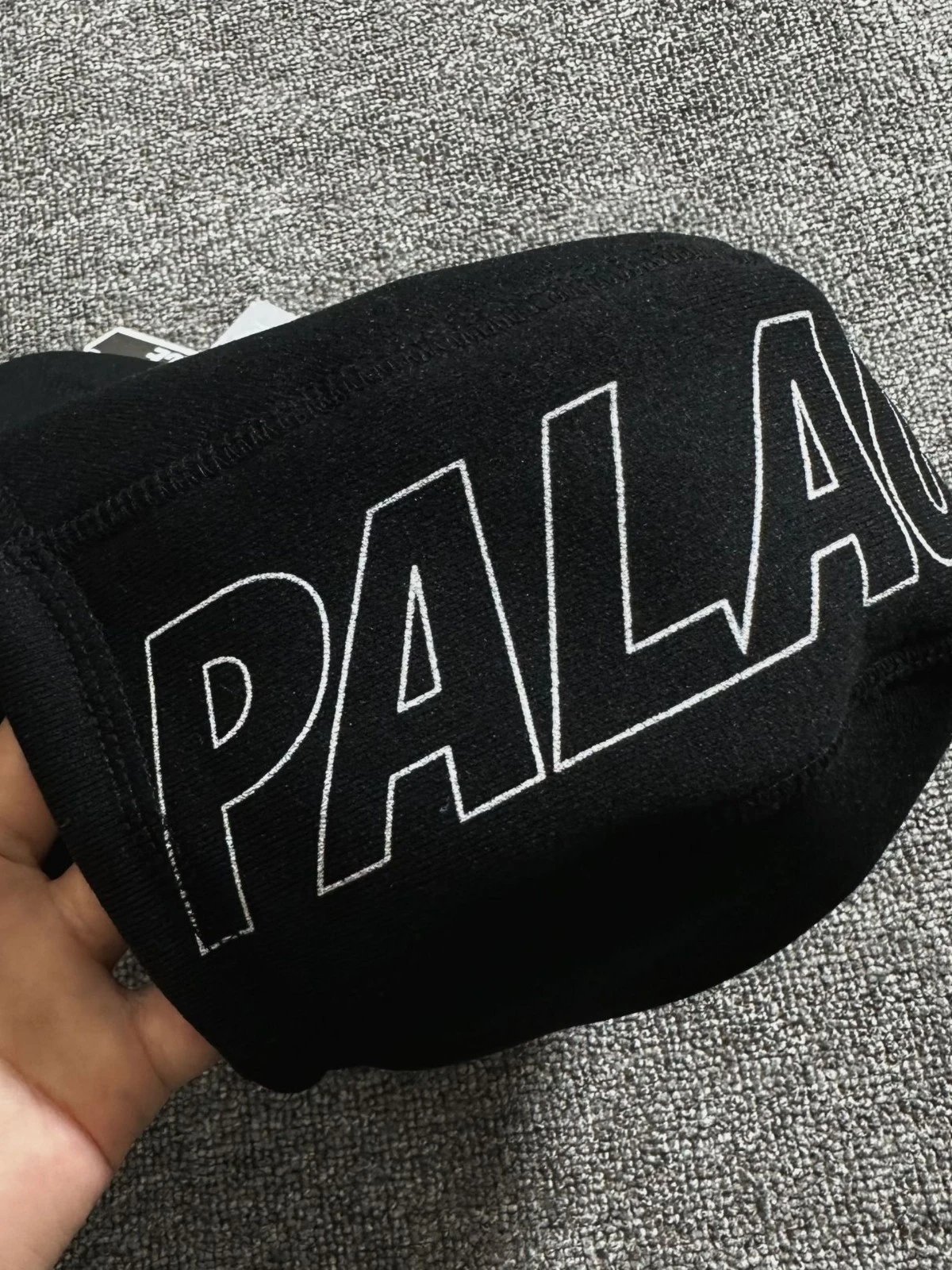 Palace Logo Black Streetwear Beanie