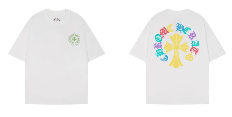 Chrome Hearts Black Oversized Graphic T-Shirt