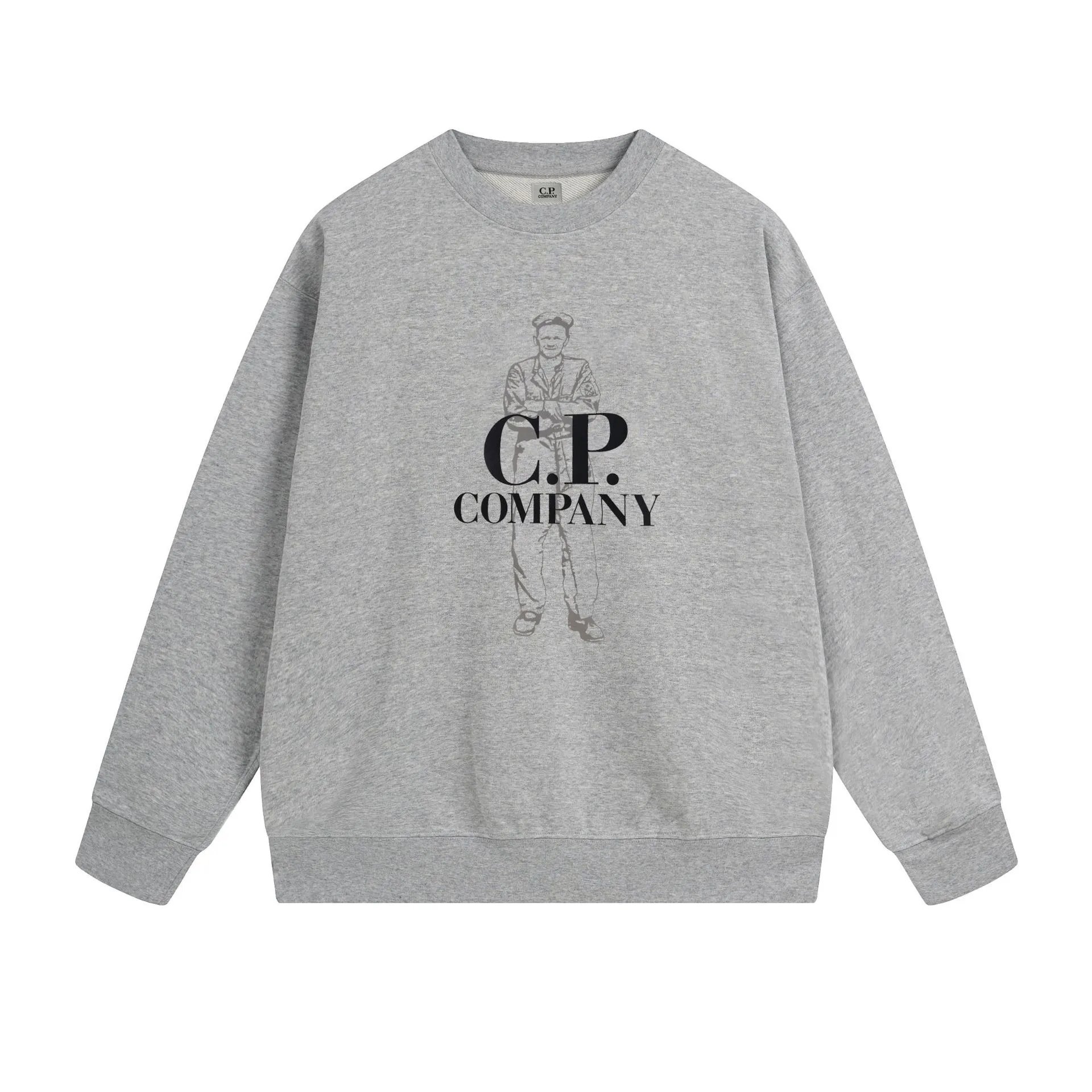 Black Cotton Crewneck Sweatshirt With Patch Detail