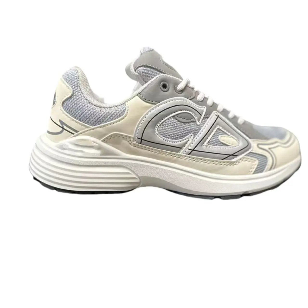 Dior B23 Black Monogram Sport Sneakers