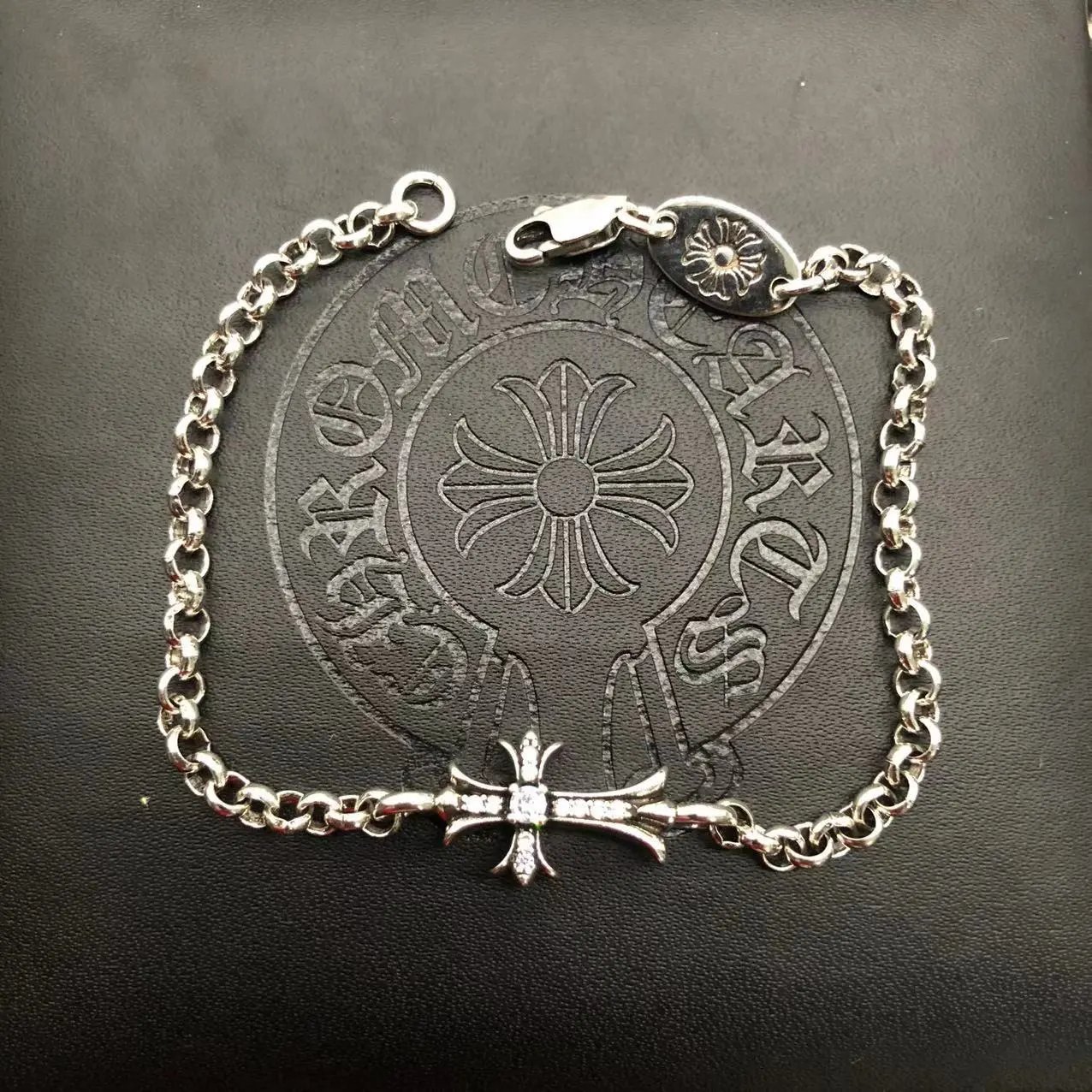 Chrome Hearts Cross Charm Bracelet photo 3