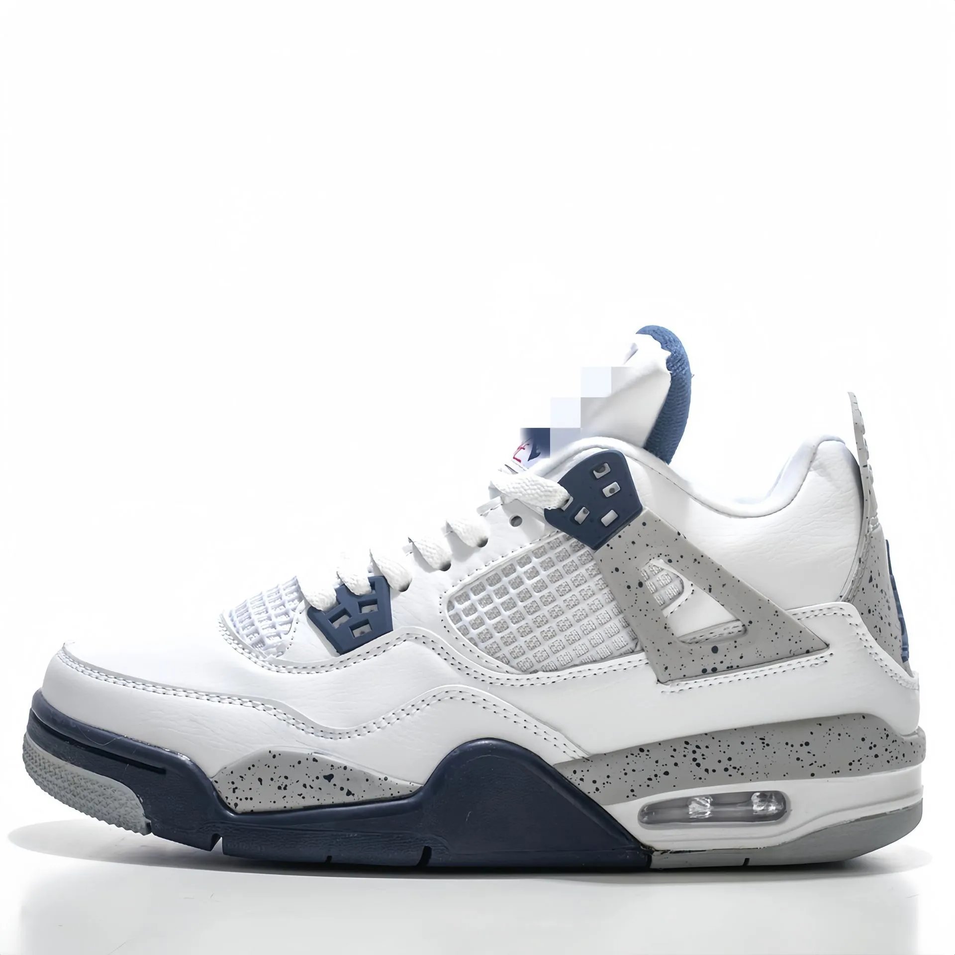 Nike Air Jordan 4 White Cement Grey Retro Sneakers