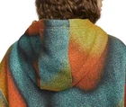 Nike ACG Spray Dye Orange Teal Gradient Hoodie
