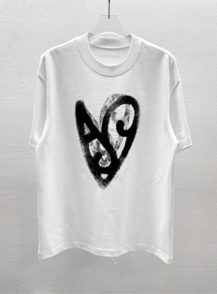 Acne Studios Retro Graffiti Crew Neck T-Shirt