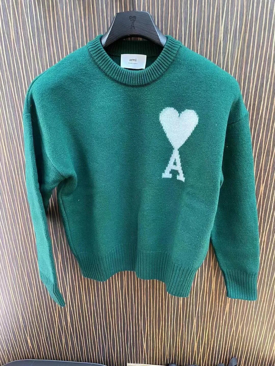 Heart Embroidery Cropped Sweater Multicolor Casual Pullover