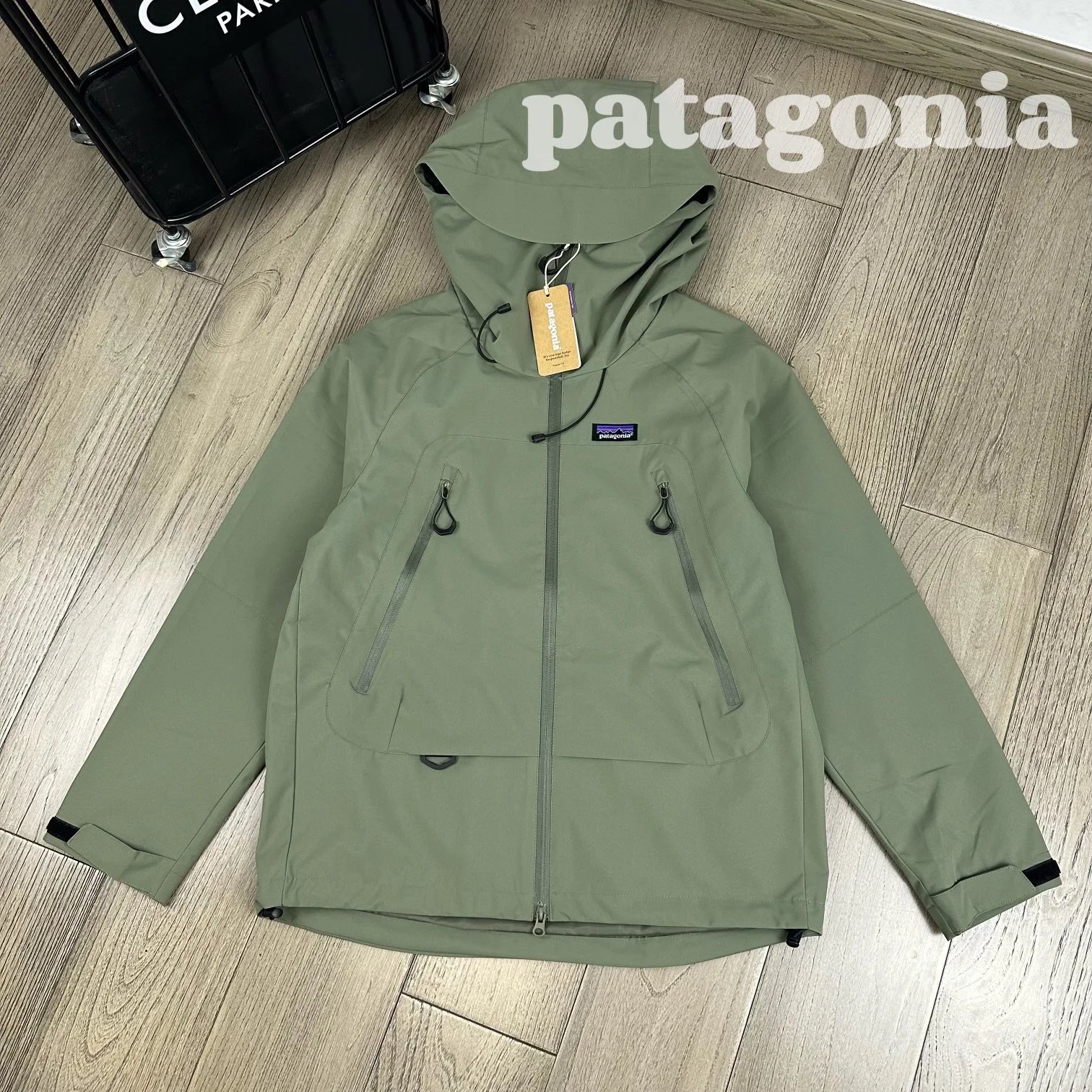 Patagonia Trespasser Black Hooded Outdoor Jacket