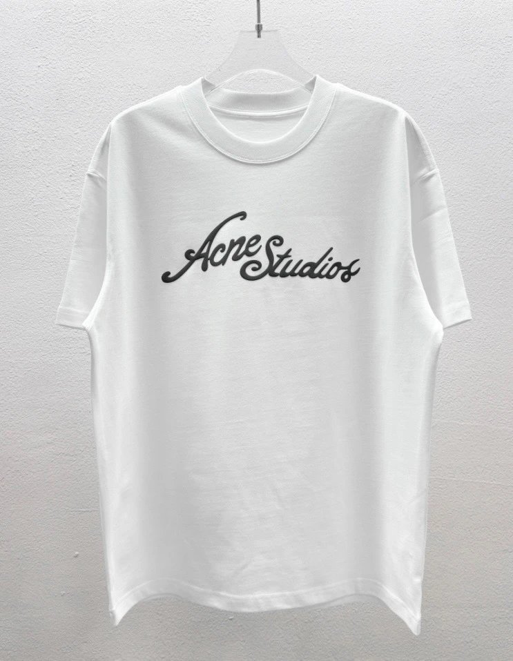 AQUA MOA White Graphic Heart Print Oversized T-Shirt