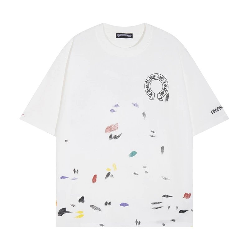 Chrome Hearts Dark Green Oversized Graphic T-Shirt