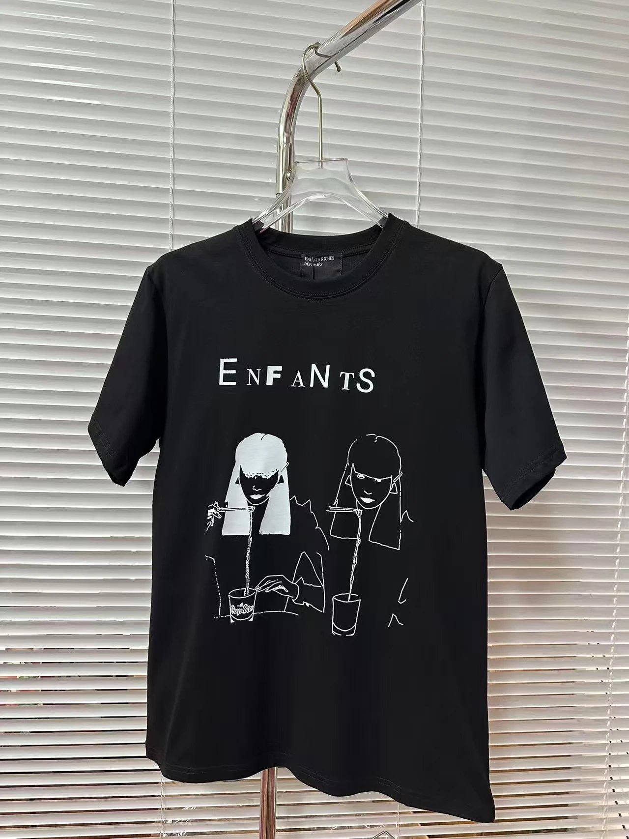 Enfants Riches Deprimes Graphic Print Black Statement T-Shirt