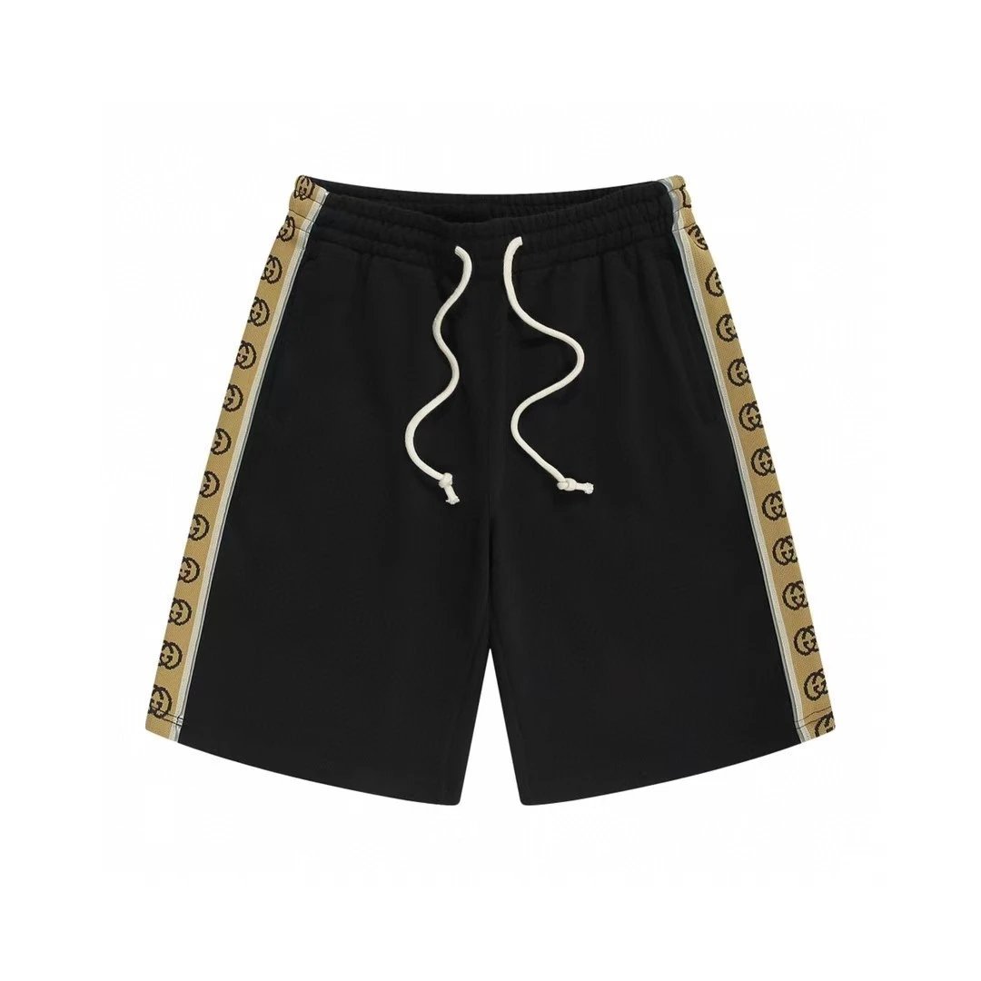 Gucci Track Pants Black Web Stripe Sportswear