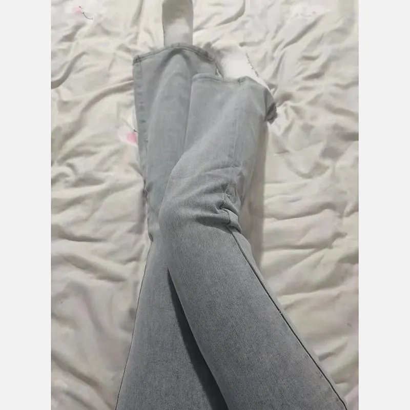 women's warm stretch flared jeans