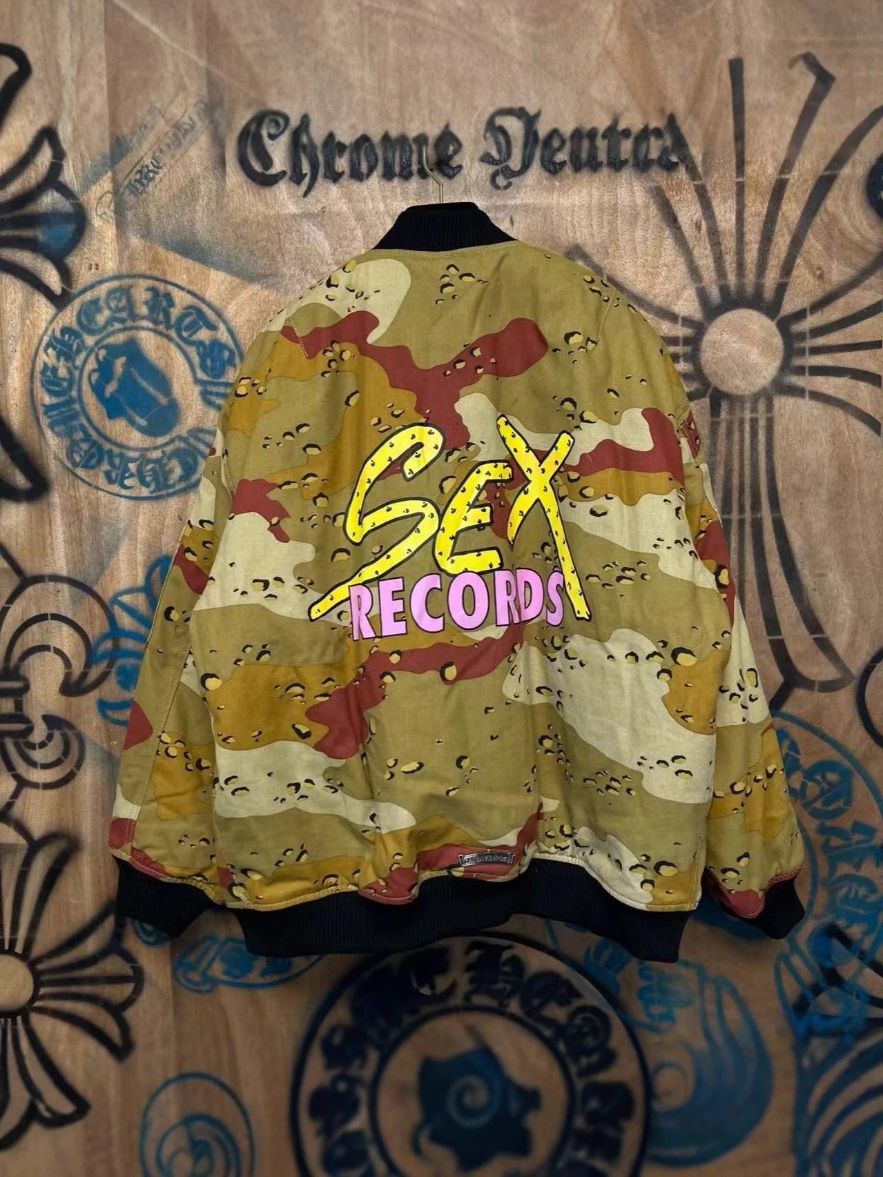 Camouflage Bomber Jacket Desert Multi Color Streetwear