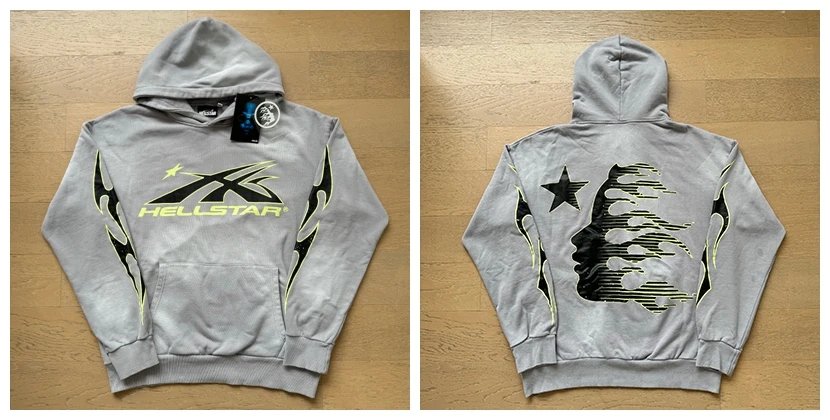 Hellstar Graphic Hoodie Gray