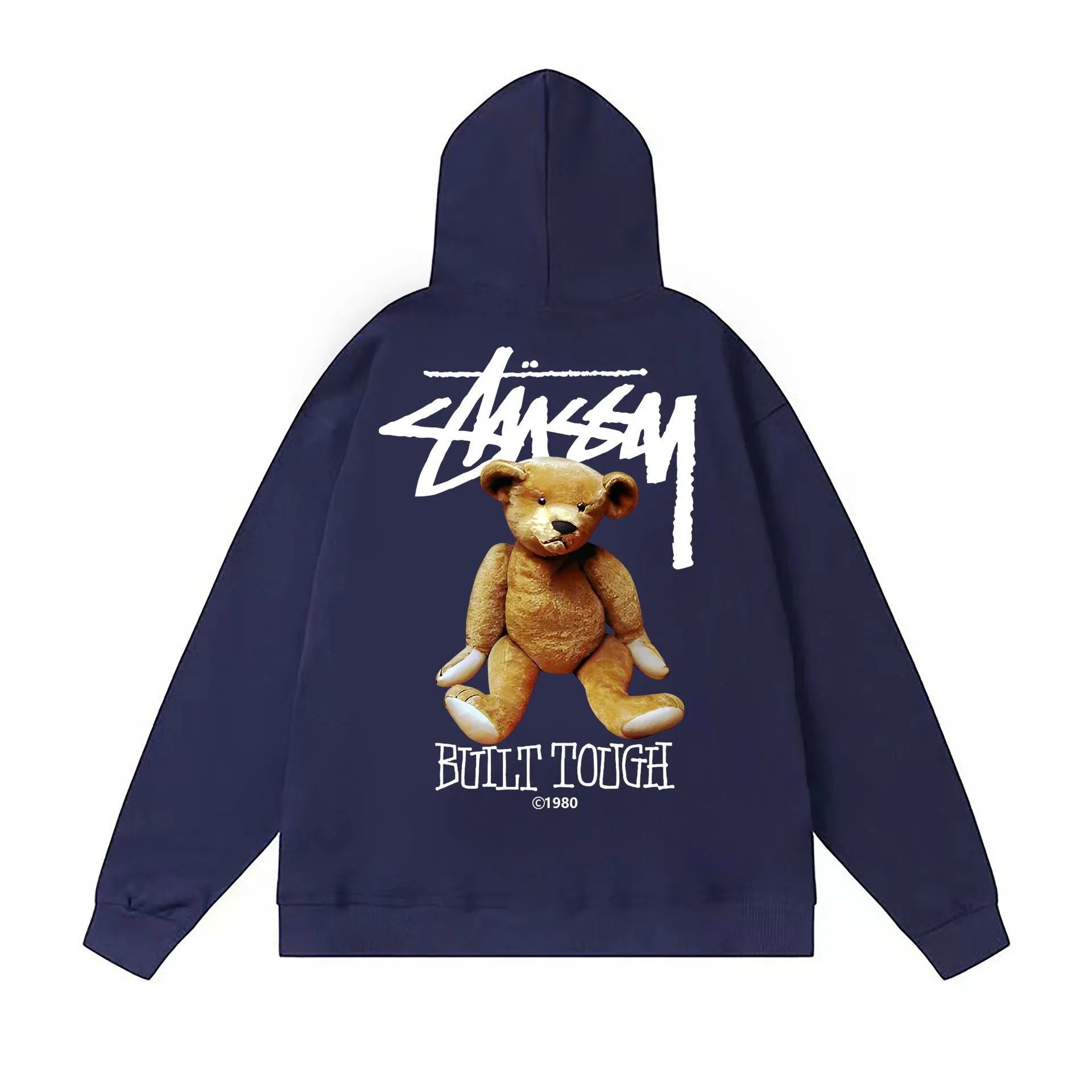 Stussy Dice Graphic Black Oversized Hoodie