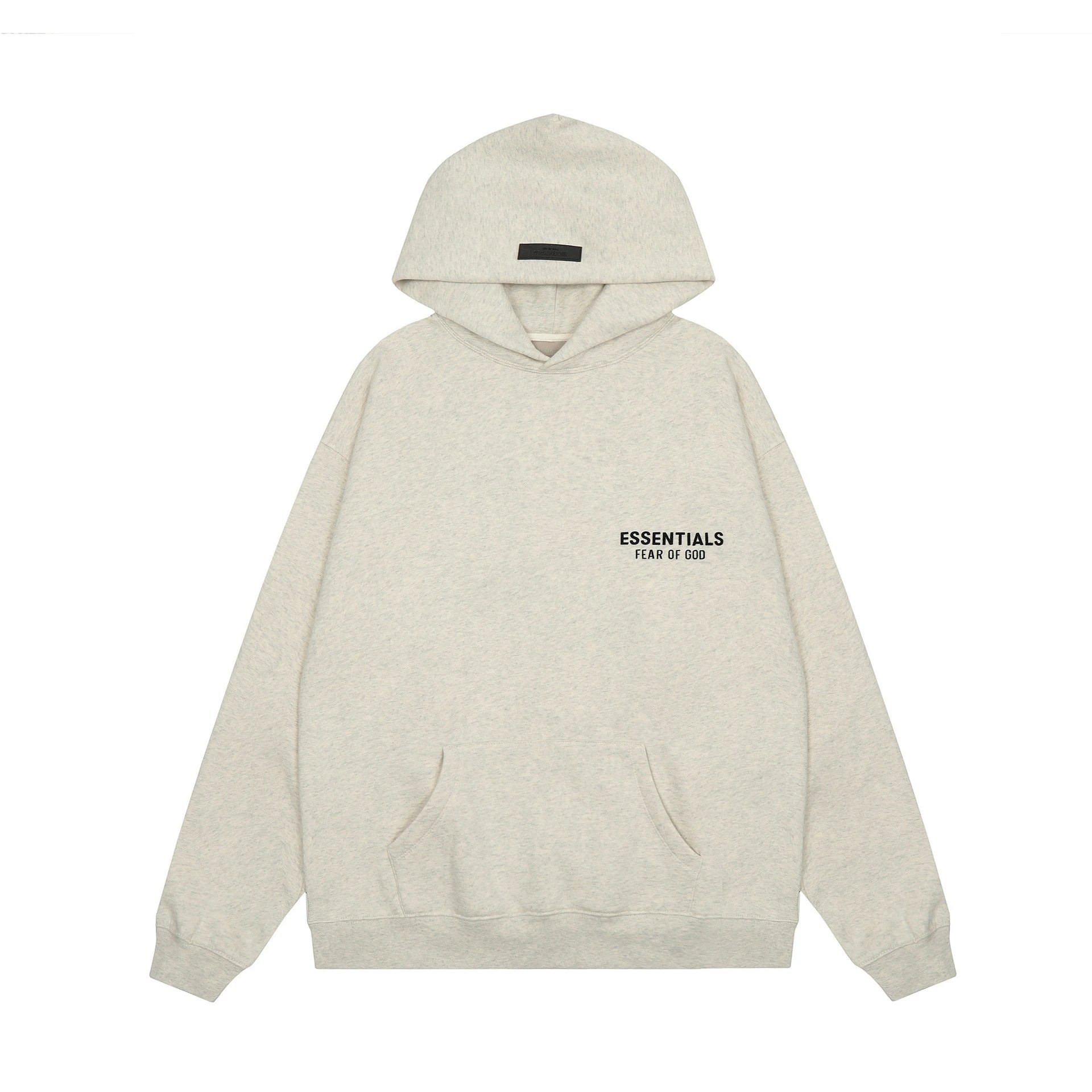 Fear Of God Essentials Black Oversized Hoodie