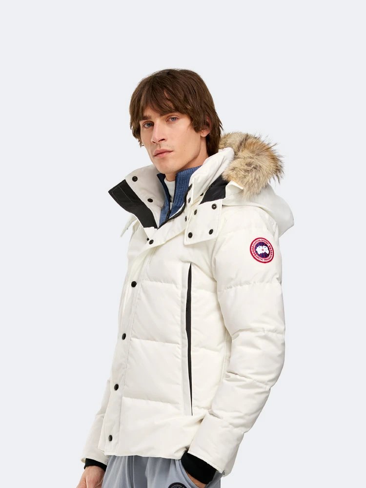 Canada Goose Expedition White Puffer Jacket