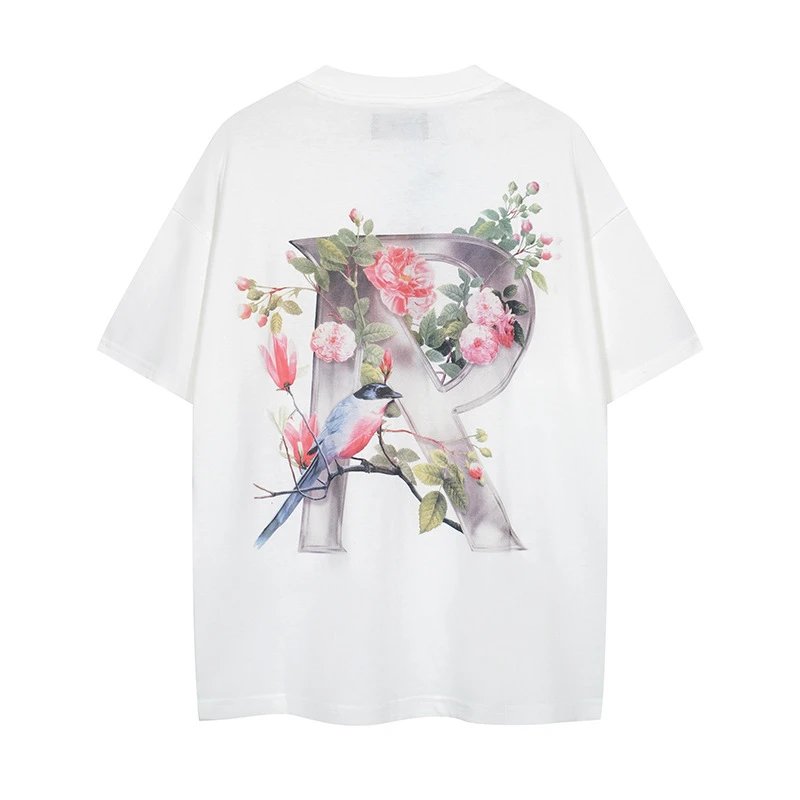 Represent Storms In Heaven White Graphic Oversized T-Shirt
