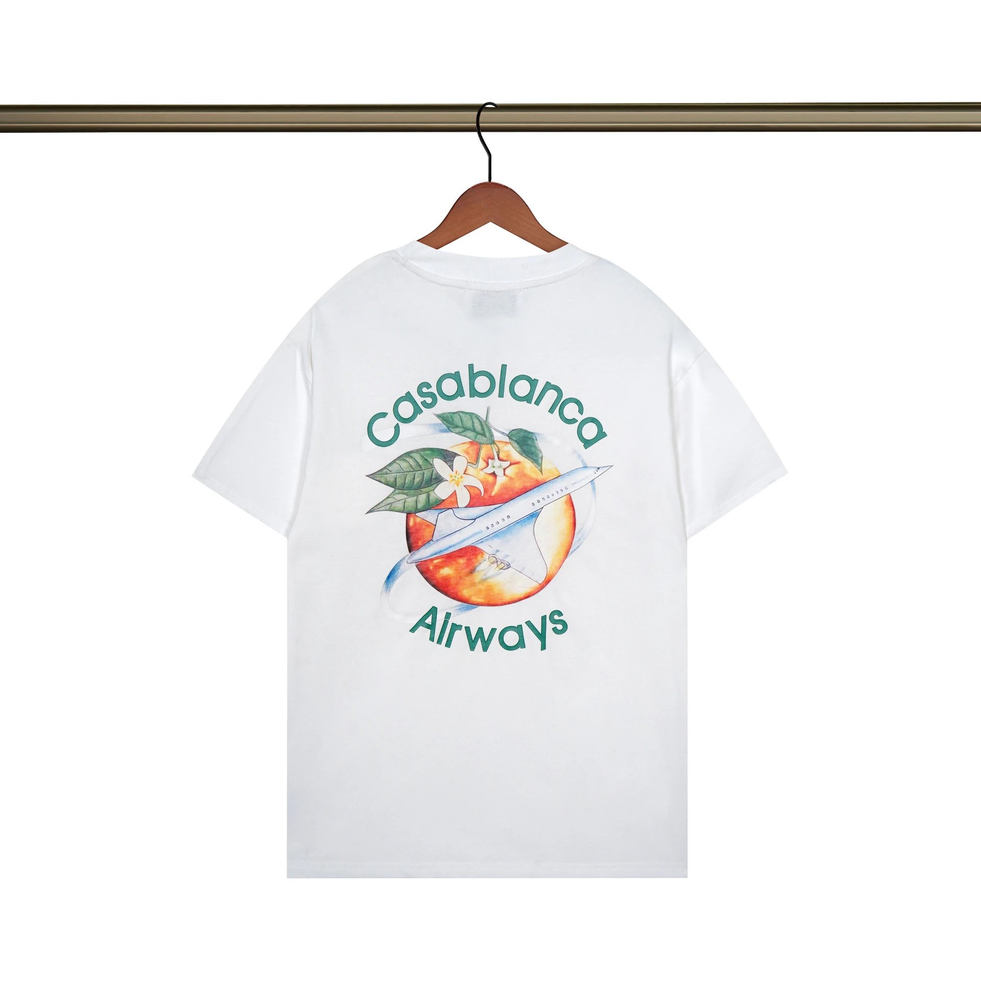 Casablanca Summer Printed Short Sleeve T-Shirt
