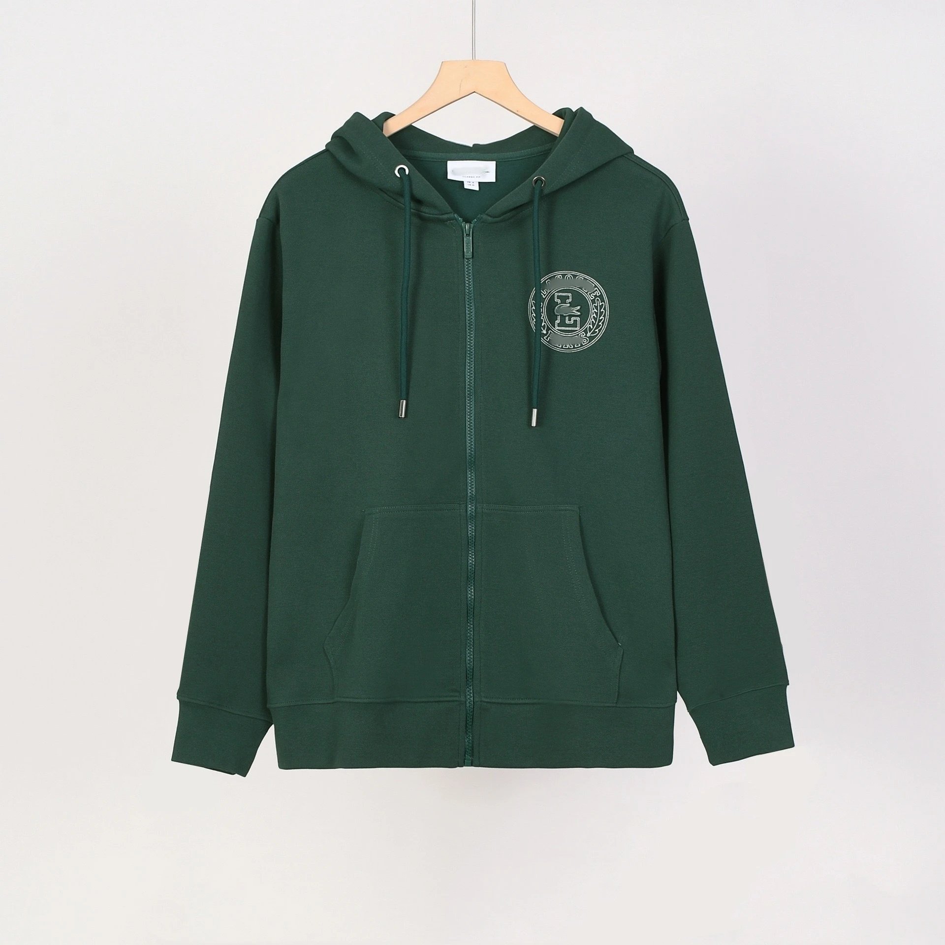 Lacoste Full Zip Hoodie Black Classic Sweatshirt