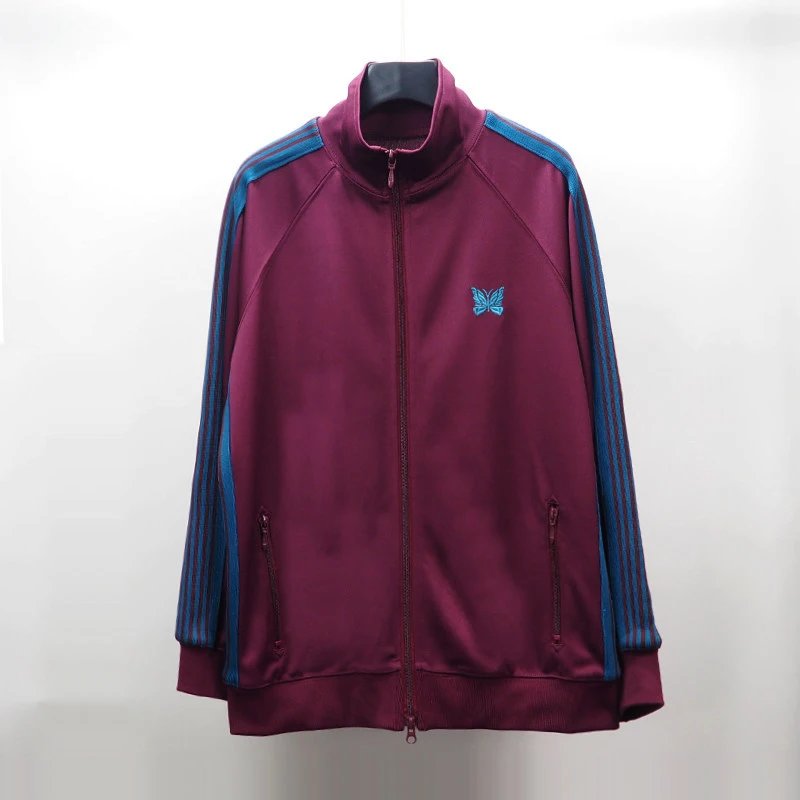Adidas Track Jacket Black Butterfly Embroidery Sportswear