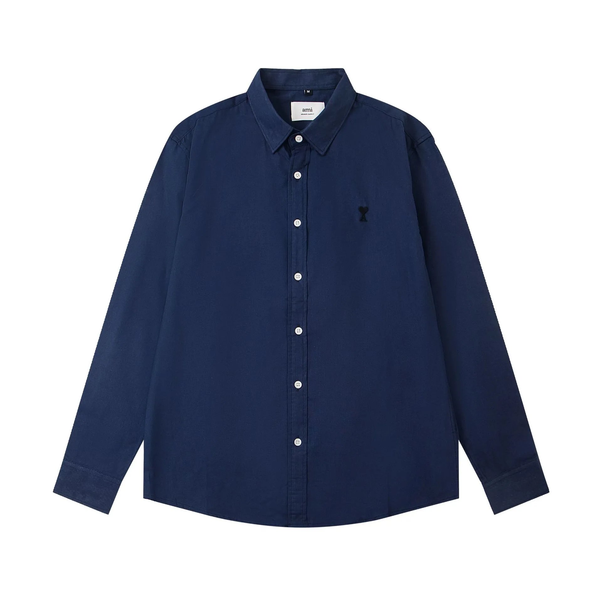 Ami Corduroy Black Button-Down Shirt