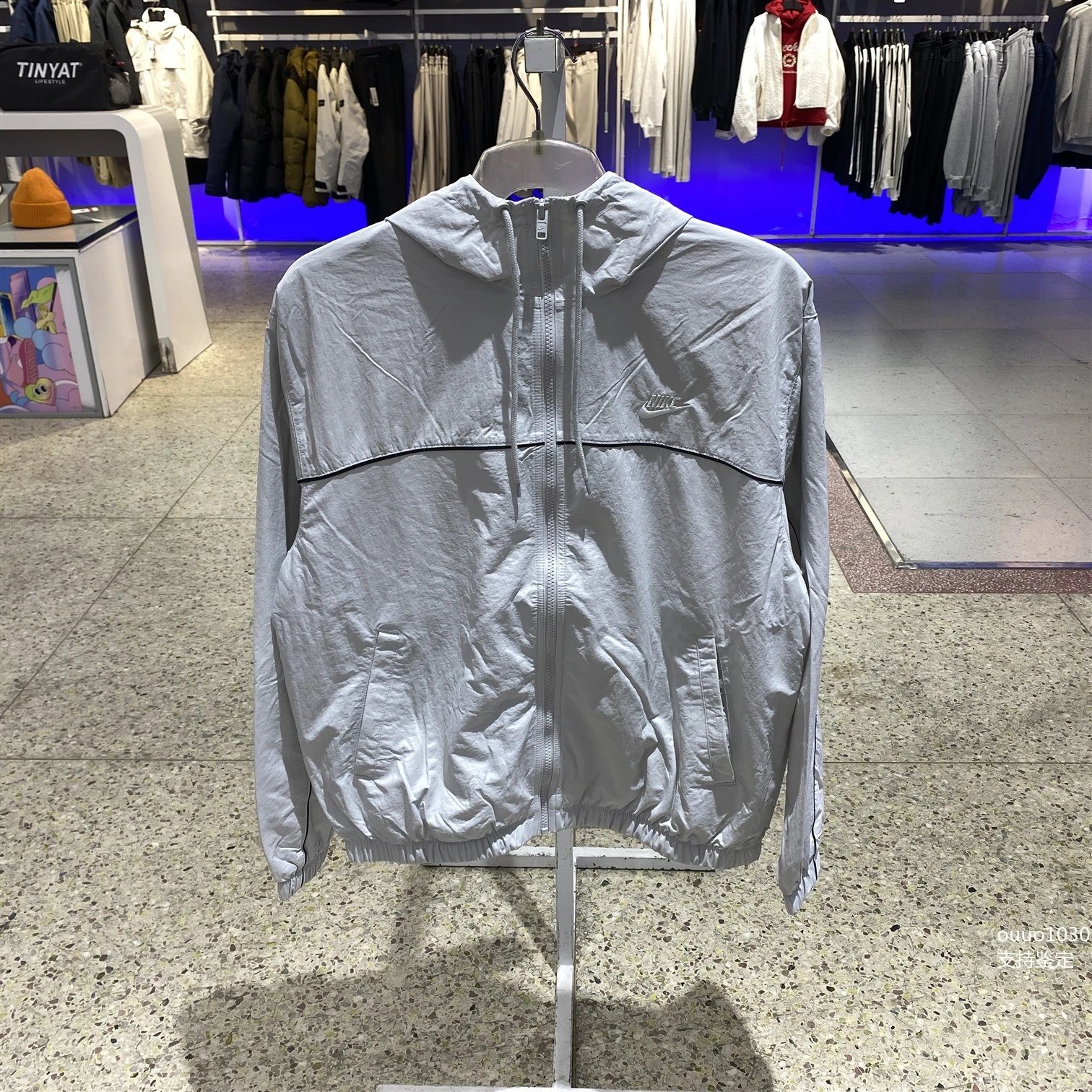 Nike Hooded Jacket Men's Retro Sports Stitching Top photo 7