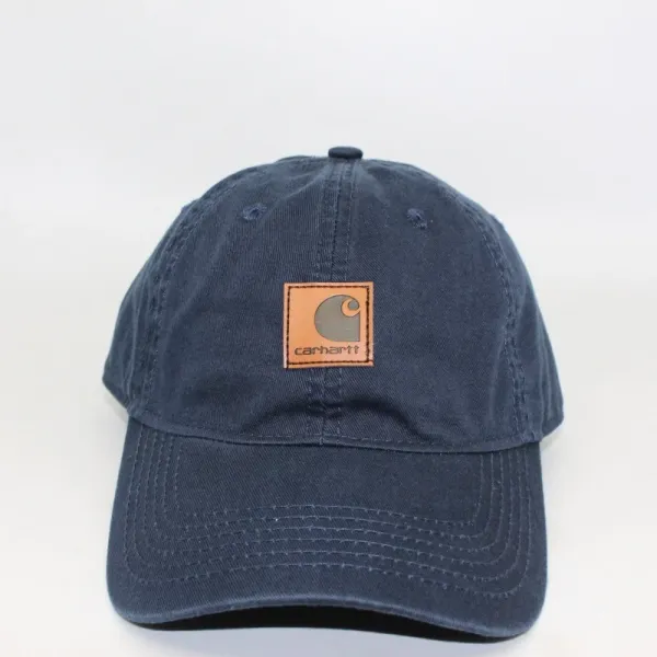 Carhartt WIP Logo Patch Cap Navy Baseball Cap - 1