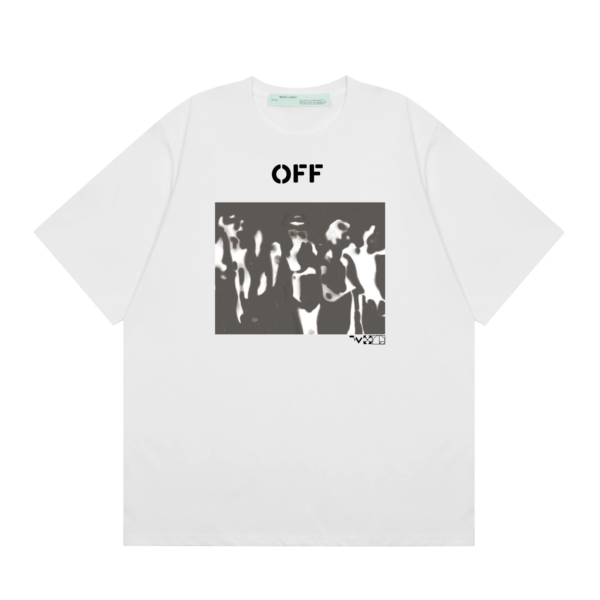 Off White Saint Jerome Black Graphic Oversized T-Shirt