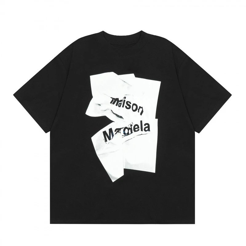 Maison Margiela Numbered White Graphic Oversized T-Shirt