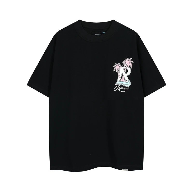 Represent Storms In Heaven White Graphic Oversized T-Shirt