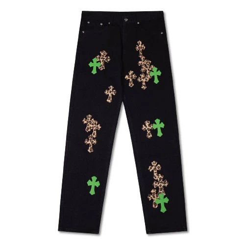Chrome Hearts Cross Patchwork Cargo Pants Black - 7