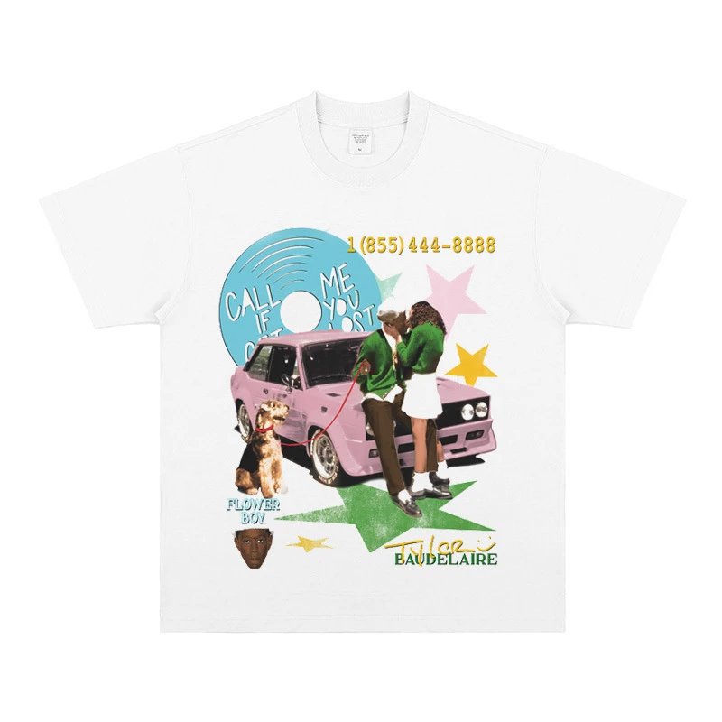GOLF Wang Tyler The Creator White Graphic T-Shirt