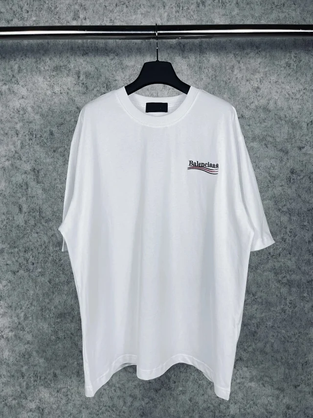 Balenciaga Logo Black Oversized T-Shirt