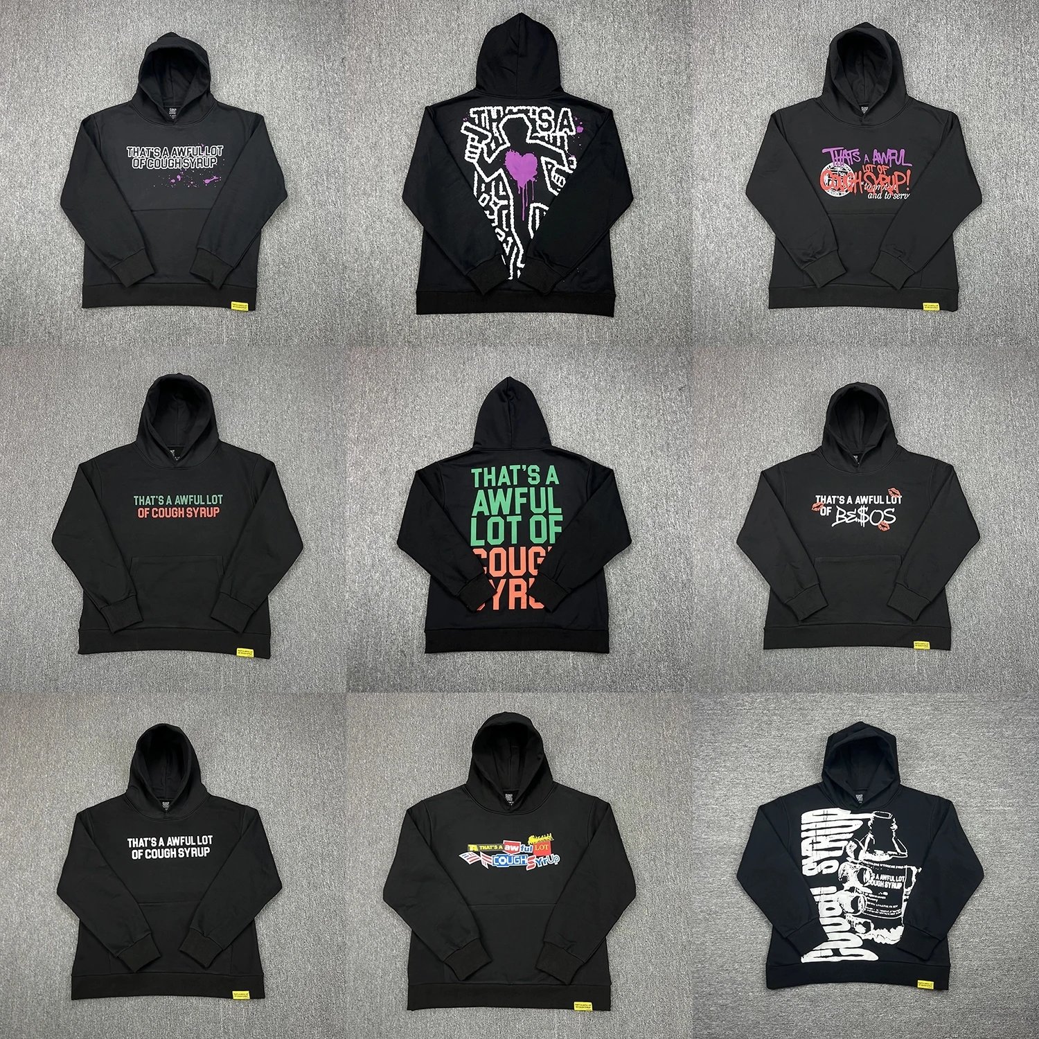 Autumn and winter new letter print men's and women's fleece loose casual hooded pullover sweatshirt