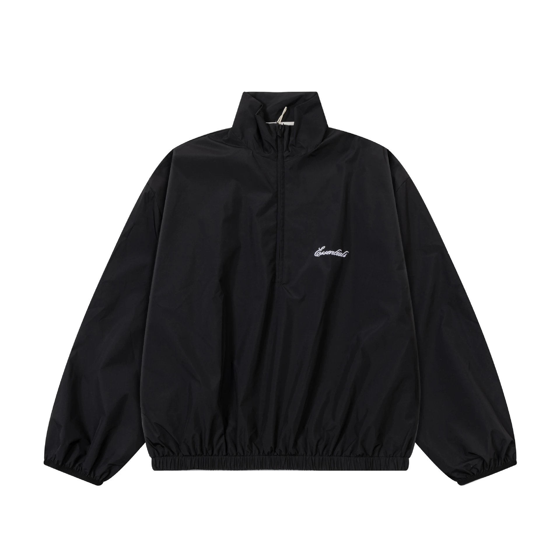 Casual Loose Half-Zip Trench Coat photo 2