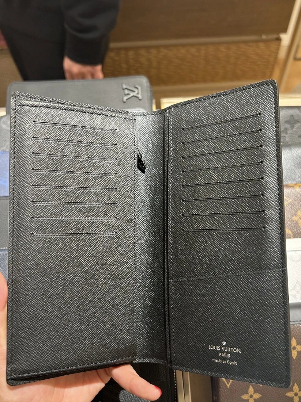 Louis Vuitton Monogram Eclipse Black Long Wallet