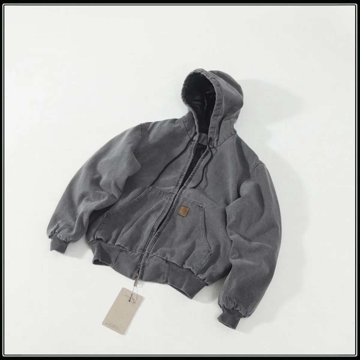 Washed Cotton-Padded Jacket photo 4