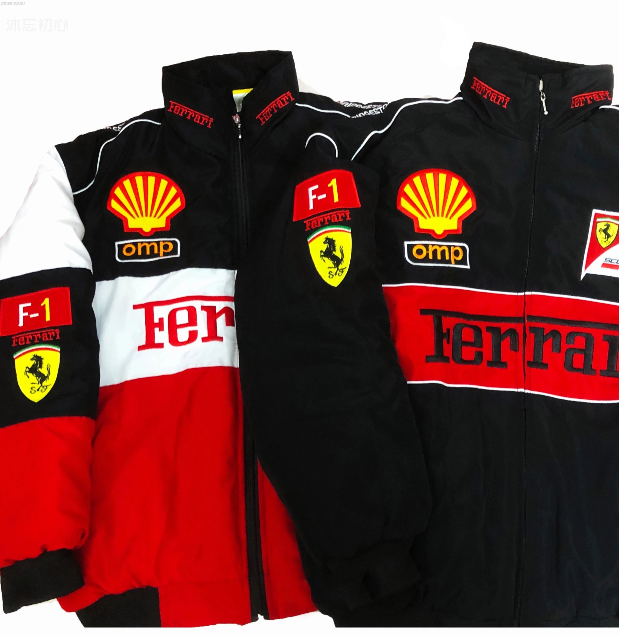 Racing Team Jacket Red Black Blue Green Multicolor Motorsport Style