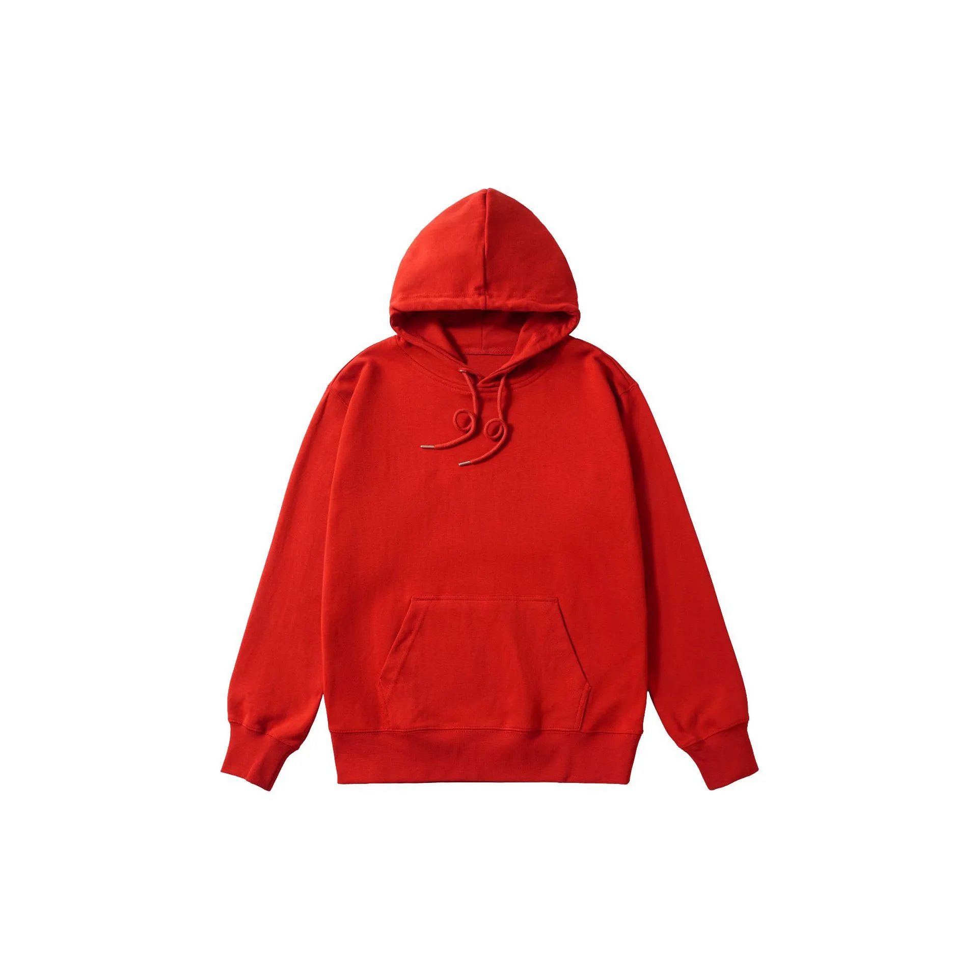 Plain Hooded Sweatshirt Off White Oversized Casual