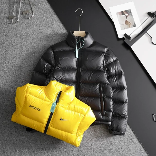 NOCTA Nike Yellow Black Puffer Jacket