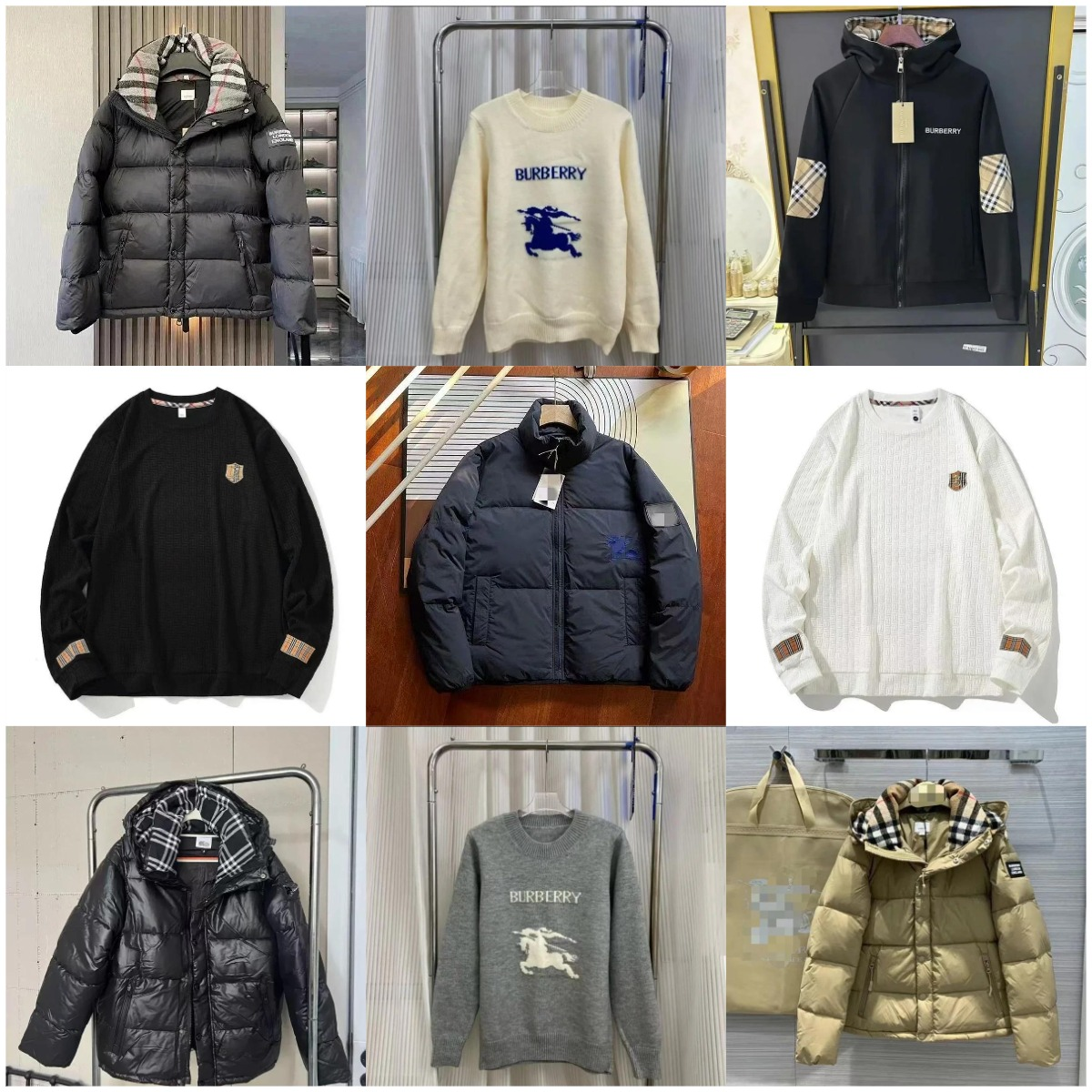 Burberry Check Hoodie & Equest