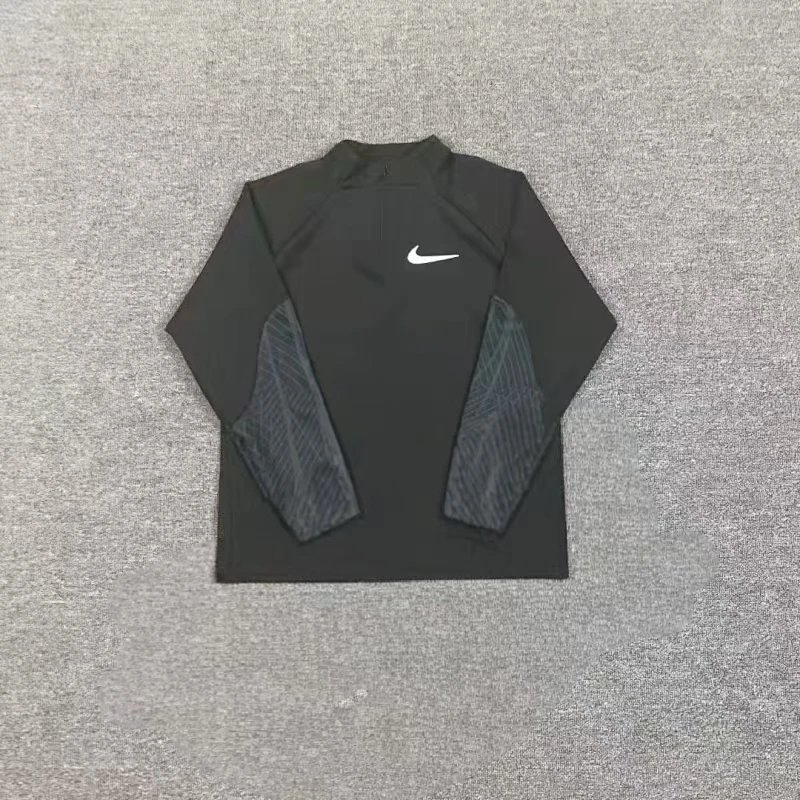 Nike Jackets Trail hooded lightweight full-zip jacket — Black half-zip long-sleeve