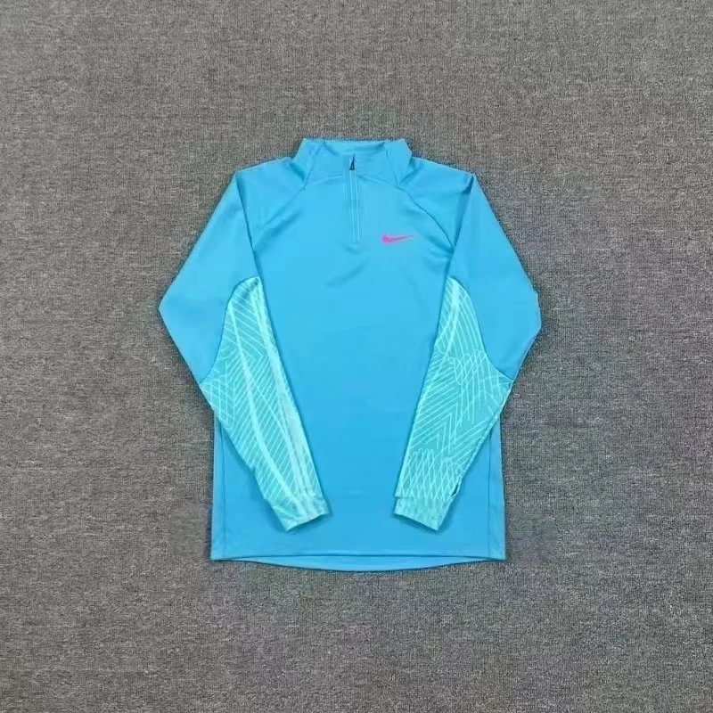 Nike Jackets Trail hooded lightweight full-zip jacket — Blue half-zip long-sleeve