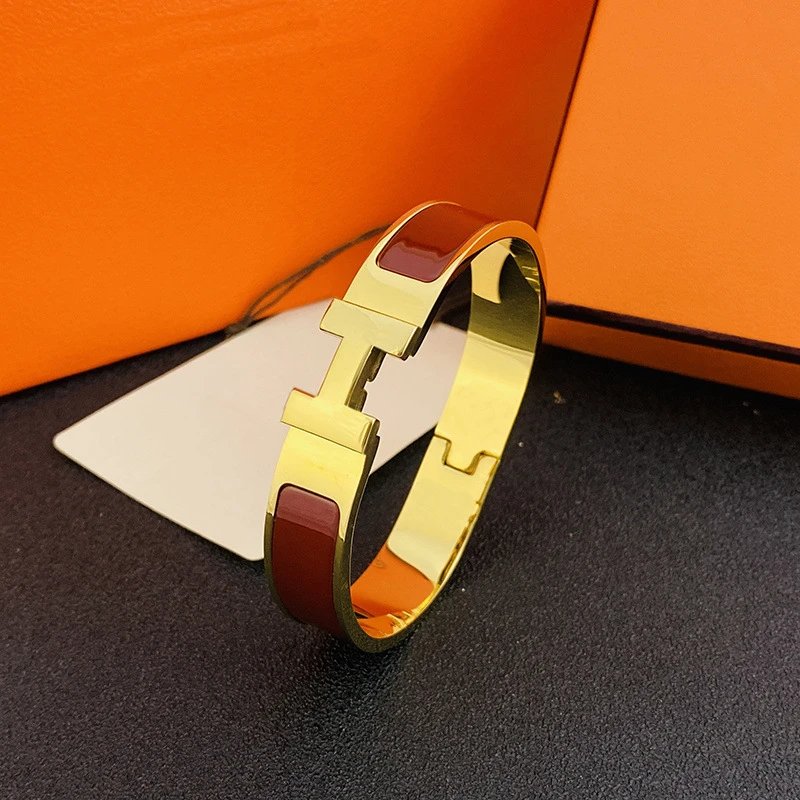 Hermès Gold Red Brac