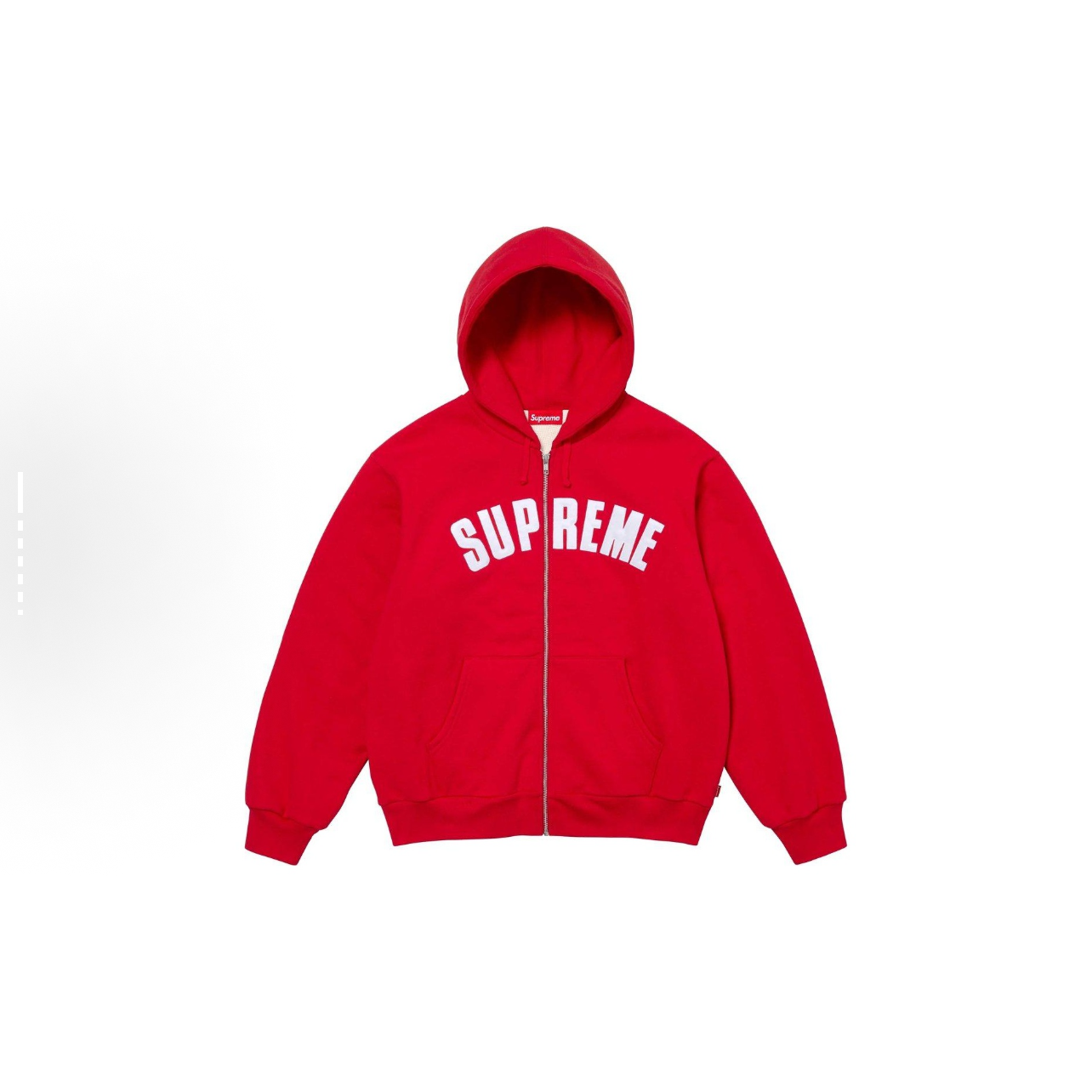Supreme Red Zip-Up H