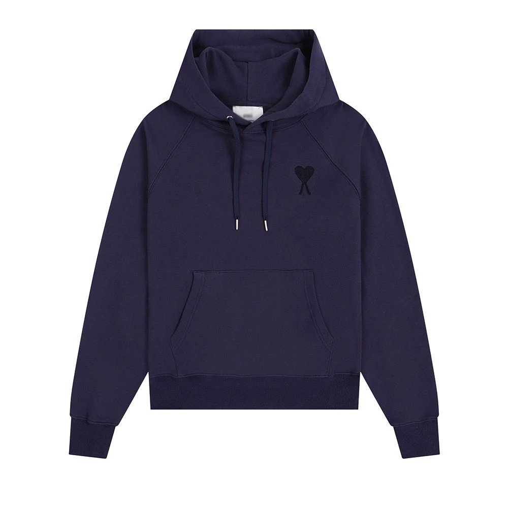 Ami Paris Navy Hoodi