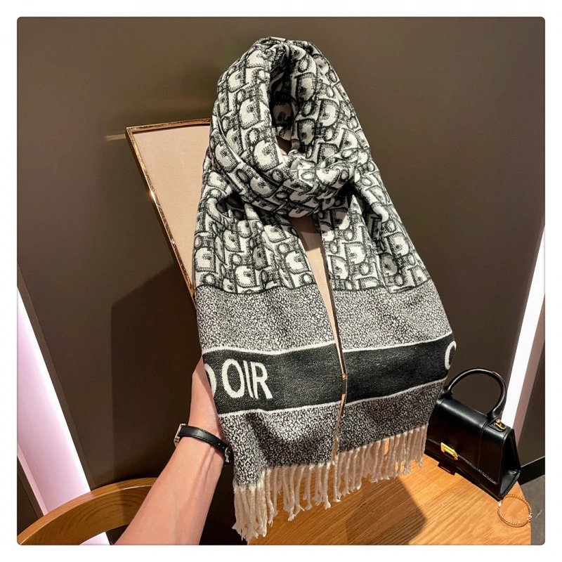 Dior Black Scarf